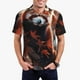 thumbnail image 1 of Fotbe Red Panda Autumn Branches Camiseta Polo de Golf para Hombre con Estampado – Camisa Deportiva Transpirable con Cuello Abotonado-4X-Large, 1 of 6