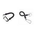 thumbnail image 2 of Fishing Retractable Lanyard Plastic Accessory Coiled Tether fishing lanyard Fishing with Carabiner Fishing Safety Rope Tool, 2 of 6
