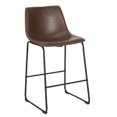 thumbnail image 3 of Heavenly Collection Brown Bar Stool SET OF 5 for Dining Areas, 3 of 6