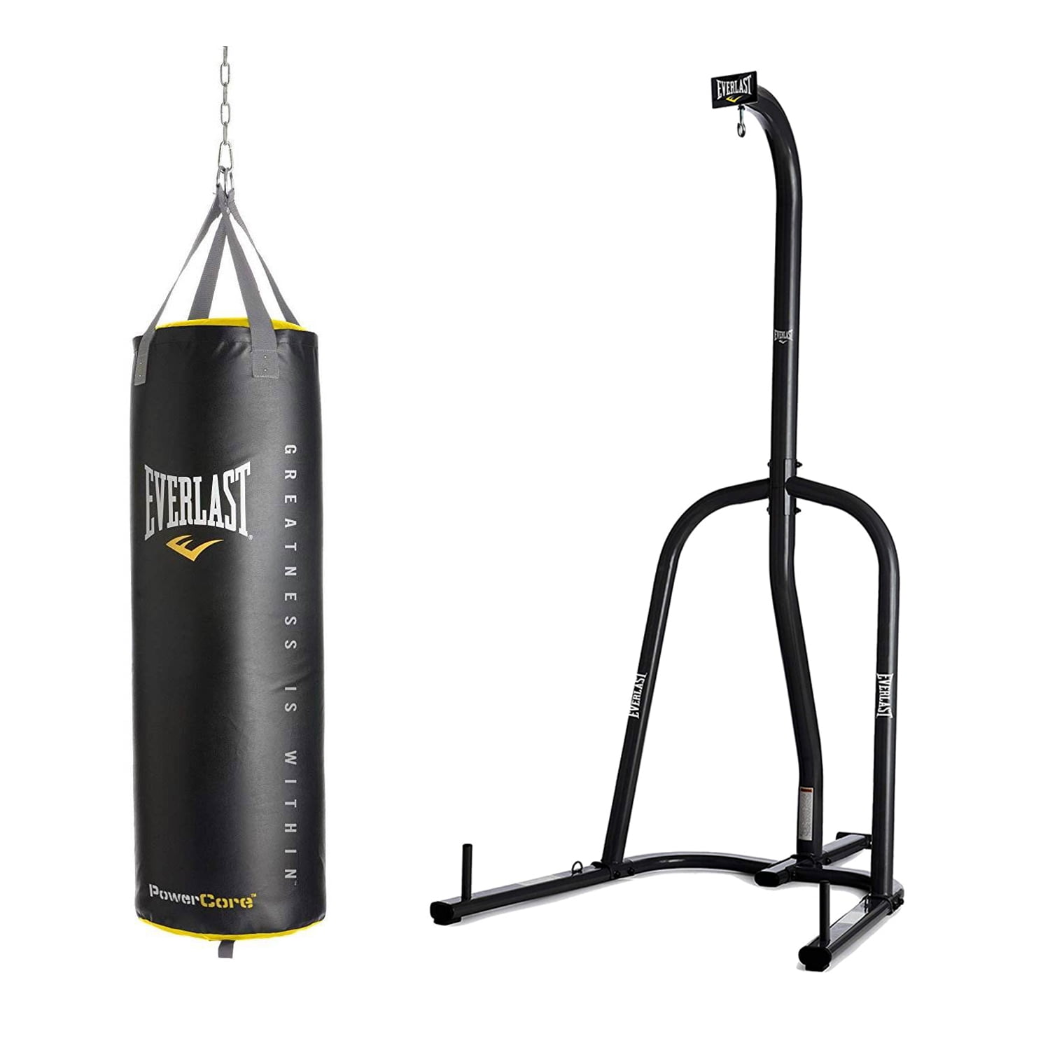 Everlast Single Station Heavy Bag with a 70lbs Heavy Bag Kit FAST SHIPPING 