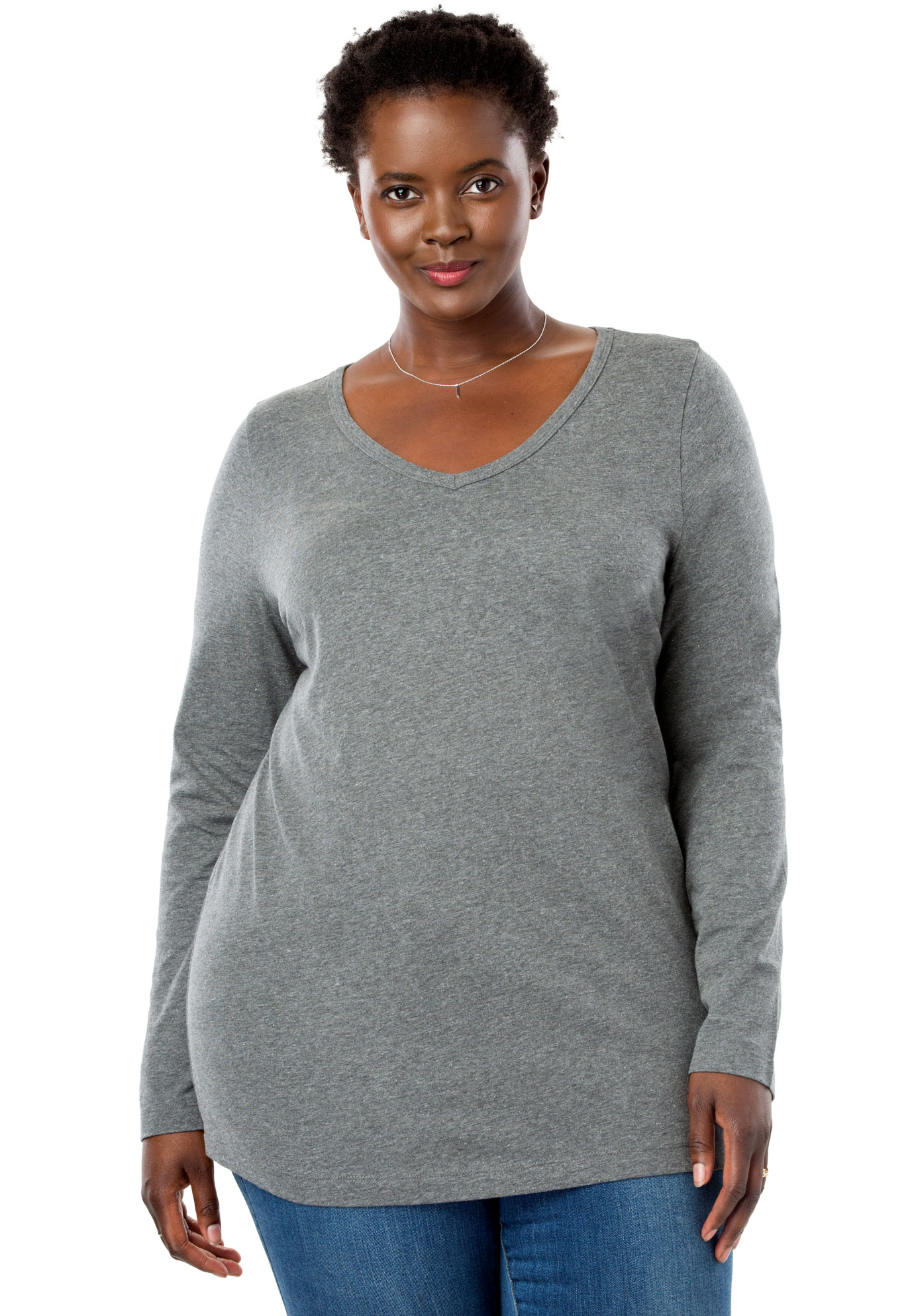 Woman Within Womens Plus Size Perfect Long Sleeve Cardigan Online ...