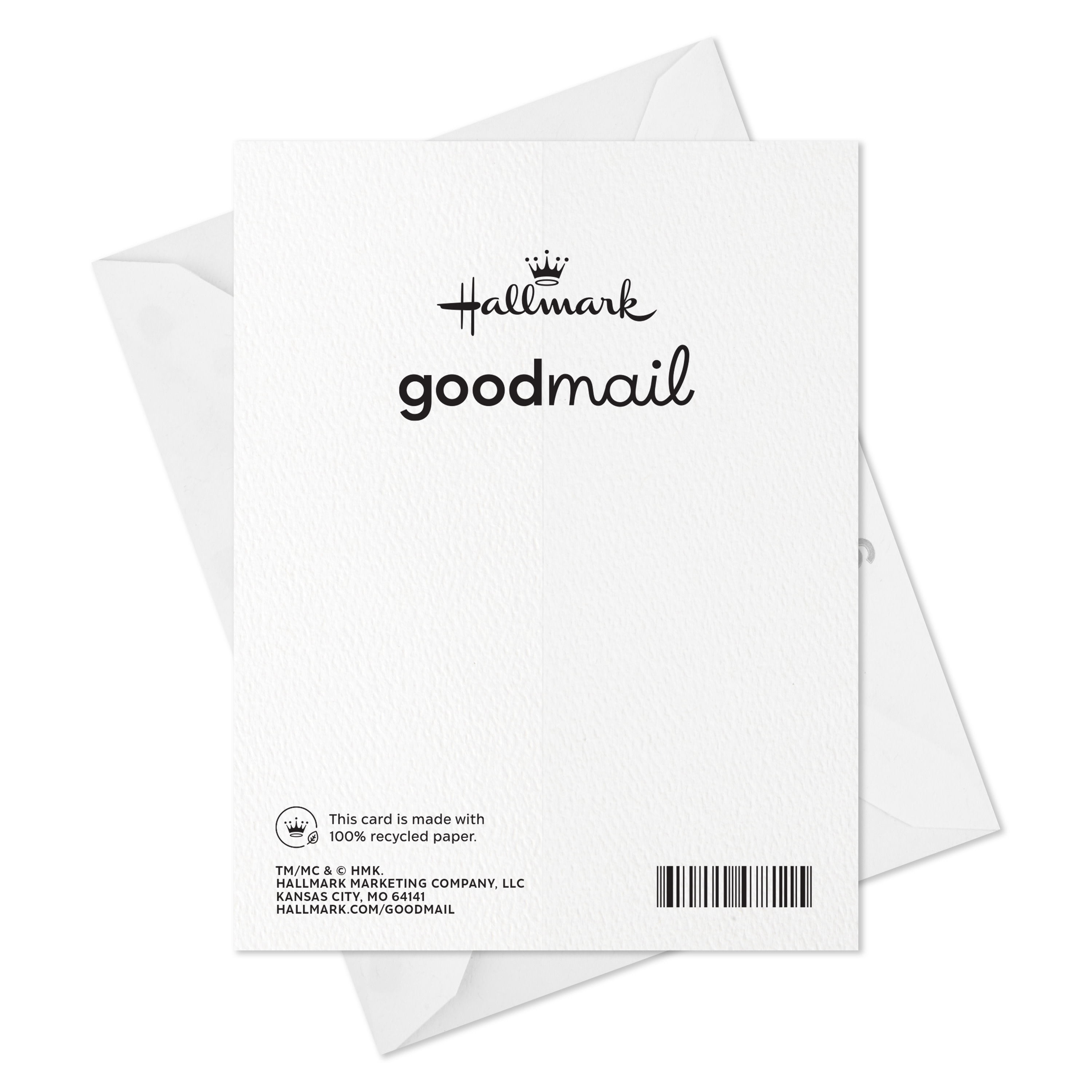 Hallmark Good Mail Anniversary Card (Happy You & Me Day.)