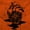 Orange, variant on Diamond Bleeding Heart Compass Plus Size Crewneck Graphic Tee Shirt Brisco Brands 5X