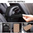 thumbnail image 6 of Bingfone Car Four-Season Universal Armrest Box Mat,Car Armrest Seat Cover Soft Leather Waterproof Armrest Cover Center Console Mat-Traditional Tribal Aztec, 6 of 7