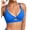 Blue, variant on SHARICCA Women's Sport Bra High Impact Racerback Fitness Workout Wireless Yoga Bra