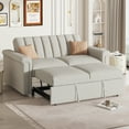 thumbnail image 5 of Modern Sofa Couch Bed, Loveseat Sofa Couch for Living Room, Bedroom, Apartment and Small Space, Easy Assembly, Beige, 5 of 10
