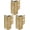 Bright Gold, variant on Home Security Door Lock, Heavy Duty Reinforcement Lock with 800 lbs Strength, Childproof Safety Latch for Front Door, Fits Inward Swinging Doors, Easy Installation
