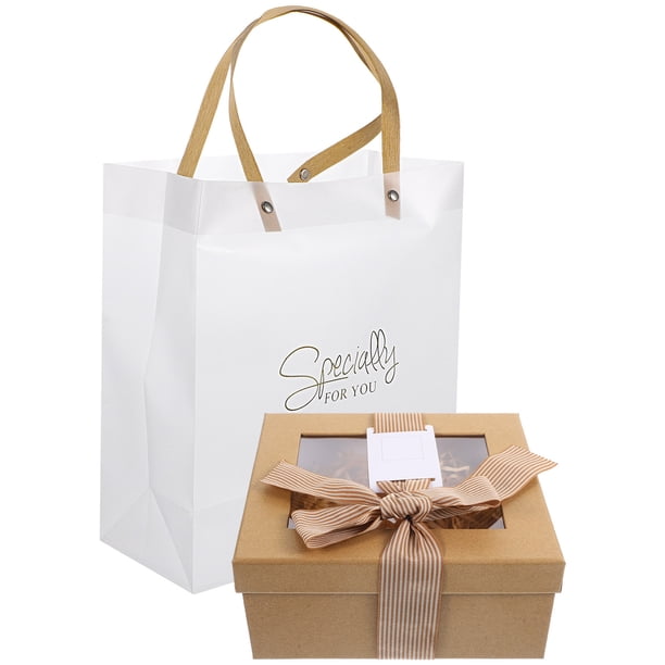Caja de regalo con ventana transparente, caja de regalo para fiestas, caja de regalo para bodas, despedidas de soltera