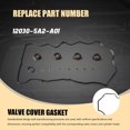 thumbnail image 4 of JIAHAOO Car Engine Valve Cover Gasket Set OEM Standard 12030 5A2 A01 Easy Install For Acura 2.4L Engine System Parts, 4 of 9