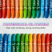 Dark Yellow Oil Pastels, 12Pcs Soft Oil Crayons Vibrant and Creamy Pastels Stick Art Supplies for Art Painting Drawing Blending Graffiti for Artists Beginners
