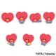 thumbnail image 1 of kpop bts bt21 cute baby series Pegatina Gao Jiahui unisex, 1 of 2