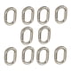 thumbnail image 5 of 10 Anillos Ovalados con Resorte, Clip de Resorte, Mosquetón Ovalado, Accesorio para Manualidades, Resorte de 25 mm Plata, 5 of 6