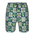 thumbnail image 3 of Logiee Lemon and Leaves Print Mens Swim Trunks Quick Dry Board Shorts,Breathable Hawaii Beach Shorts Swimwear Bathing Suits-X-Large, 3 of 6