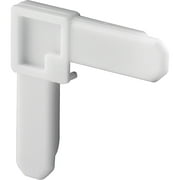 Screen Frame Corner, 3/8 in. x 3/4 in., White Plastic (50-pack)