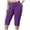 Pink, variant on COMVALUE Women's Plus Size Knee-Length Ankle Length Pants (Pink, L)