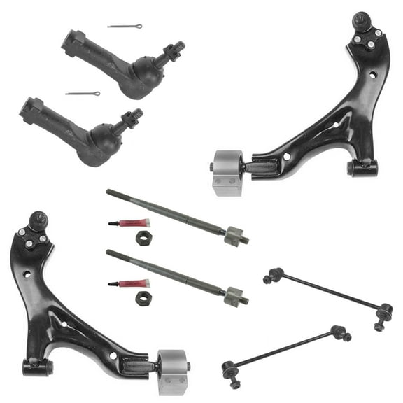 TRQ Inner Outer Tie Rod End Sway Bar Link Control Arm of 8 for Equinox Torrent PSA59205 Fits select: 2005-2007 CHEVROLET EQUINOX, 2006-2007 PONTIAC TORRENT