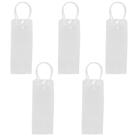 WORGEOUS 5 Pcs Ice Wines Bag Wine Chillers Wine Cooler Refrigerator Wine Fridge Wine Bottle Chillers Cooler For Red Wine Or Sparkling