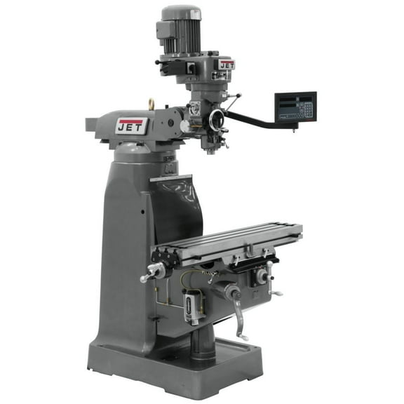 JET 691197 Mill with NEWALL DP700 3-Axis Quill DRO