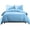 Blue, variant on Sheetsnthings Viscose from Bamboo Duvet Bedding Set-Medium Weight Down Alternative Comforter (Duvet Insert with Duvet Cover and 2-Shams) King/California King, Solid Periwinkle