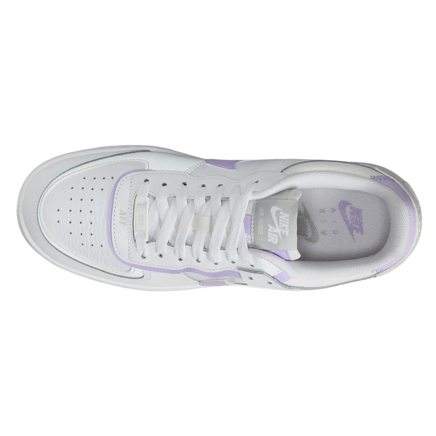 Women's Nike AF1 Shadow White/Lilac Bloom-Photon Dust