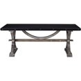 thumbnail image 5 of Connexion Decor Serra Wood with Metal Foil Coffee Table Antique Brown/White Wash, 5 of 8