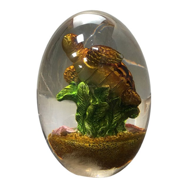 Resina De Cristal De Huevo De Dragón Transparente, Recuerdo Ornamental, Artesanía De Resina, Adornos De Escritorio Para El Hogar, Regalo Exquisito Speravity HA041332-06