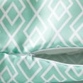 thumbnail image 3 of Aqua Blue Diamond Outdoor 100 percent Polyester Pillow Cover 18x18 (Set of 2), 3 of 3