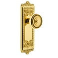 thumbnail image 3 of Grandeur Winsol_Prv_234 Windsor Solid Brass Rose Privacy Door Knob Set - Bronze, 3 of 6