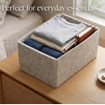 thumbnail image 4 of YBM Home Clothes Drawer Organizer - Set of 8 Drawer Organizers for Bra, Underwear, Lingerie, Socks, Ties ETC - Foldable, Easy Assemble, Breathable Organizer Bins for Bedroom and Closet, 1251-8, 4 of 7