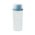 thumbnail image 1 of pantry organization and storage,Airtight Dog Food Storage 1500ml Pet Dry Food Storage With Scale Funnel Opening Kitchen Food Storage Cup For Cereals Rice,Blue, 1 of 8