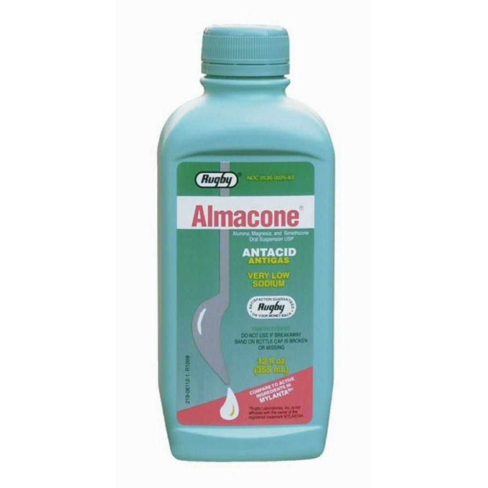 021RGRX RUGBY ALMACONE ANTACID SUSPENSION ALUMINUM HYDROXIDE200 MG/5ML