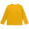 thumbnail image 2 of Lilax Girls' Round Neck Basic Long Sleeve Cotton T-Shirt Mustard 9 Years, 2 of 8