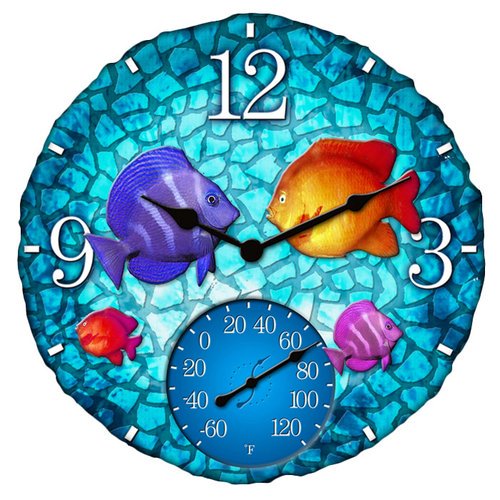 Taylor Springfield Precision Instruments 14 Thermometer Wall Clock Com Taylor Springfield Precision, Springfield Outdoor Thermometer And Clock