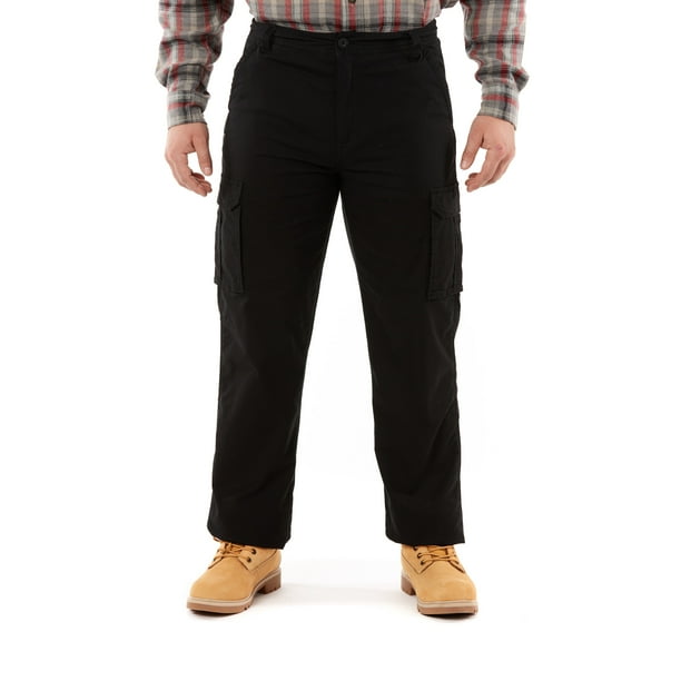 Smith's Workwear Print Fleece Lined Cargo Canvas Pant - Walmart.com