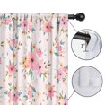 thumbnail image 4 of Blackout Kids Curtains,Pioneer Flower Floral Print Pattern Childrens Insulated Curtains Set Of 2,Bedroom Essentials,Toddler Room Decor 42"x63", 4 of 5
