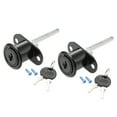 thumbnail image 4 of Uxcell Drawer Lock Desk Locks 0.75" Cylinder Diameter Black 2 Pcs, 4 of 5