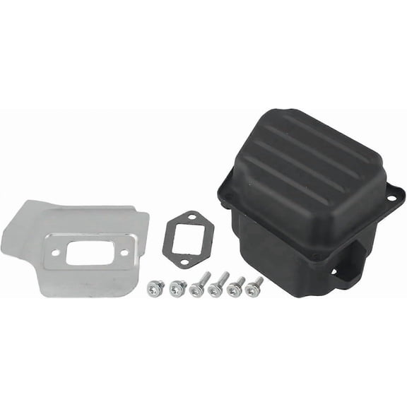 Complete muffler kit (with gasket) compatible with MS360, MS340 chainsaws, 034, 036 chainsaws for improved performance and durability