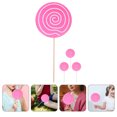 thumbnail image 2 of CIMAXIC Party 4Pcs Fake Lollipop Giant Lollipop Party Photo Props Simulation Candy Large Lollipop Model,13.78"X5.51"X0.39", 2 of 4