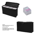 thumbnail image 6 of BIMZUC Premium Graded Card Case Polyester Card Storage Box Organizer with 3 Detachable Dividers for Trading Cards Sports Cards and PSA Holder Display, 6 of 9