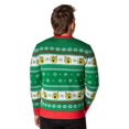 thumbnail image 2 of SpongeBob SquarePants Men's Santa SpongeBob And Ornaments Ugly Sweater Knit Pullover, 2 of 4