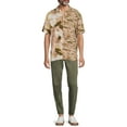 thumbnail image 4 of No Boundaries Men's and Big Men's Rayon Resort Shirt with Short Sleeves, 4 of 5
