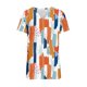 thumbnail image 5 of Fiudx Ofertas de La Semana Camiseta Holgada Informal de Manga Corta con Cuello En V a Cuadros para Mujer, 5 of 5