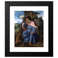 thumbnail image 2 of Giovanni Girolamo Savoldo 20x24 Black Modern Framed Museum Art Print Titled - Elijah Fed by the Raven (C. 1510), 2 of 5
