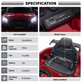 thumbnail image 3 of VOLTZ TOYS Voiture Électrique pour Enfants 12 V sous Licence Mercedes-Benz AMG GTR - Voiture de Sport Électrique avec Télécommande, Lumières DEL et Musique - Rede, 3 of 7