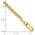 thumbnail image 2 of 14k Yellow Gold Bracelet Chain Styles Byzantine Women's 2 mm 7 in with Lobster Clasp, 2 of 2