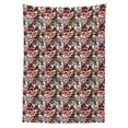 thumbnail image 3 of Ambesonne Colorful Tablecloth Rectangular Table Cover, Cartoon Style Flowers, 52"x70", Multicolor, 3 of 4