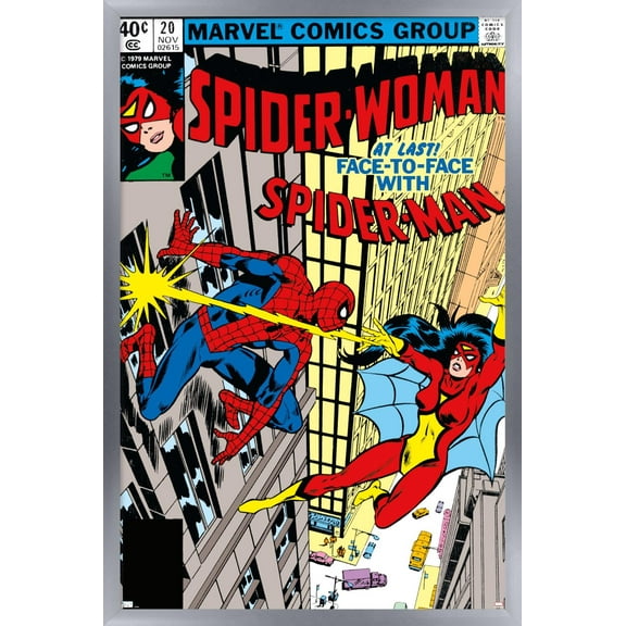 Marvel Comics - Spider-Man - Spider-Woman #20 Wall Poster, 14.725" x 22.375", Framed