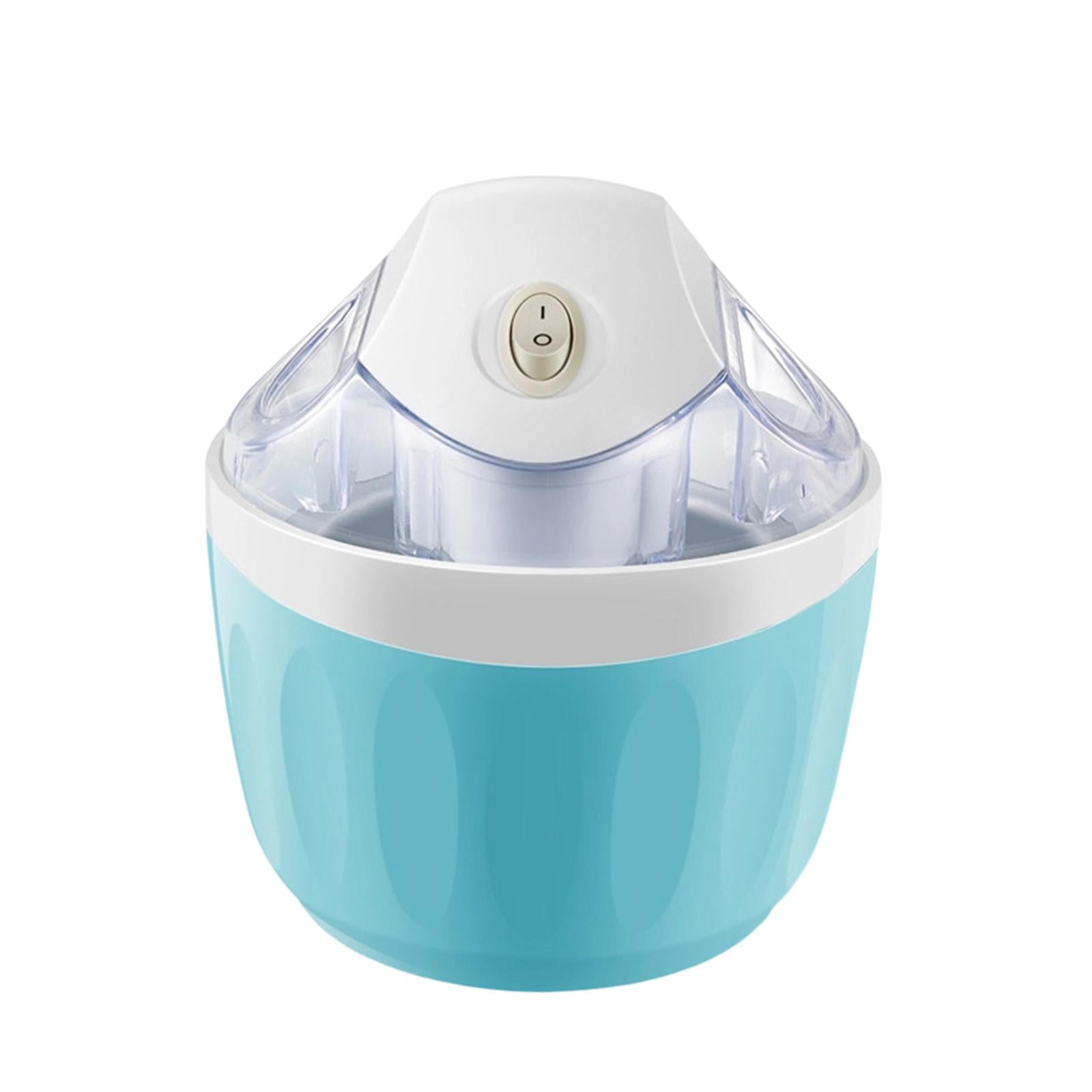 Nishiyuenyi Electric Ice Cream Maker Easy to Clean and Use Home Use Summer Dessert Maker Blue White