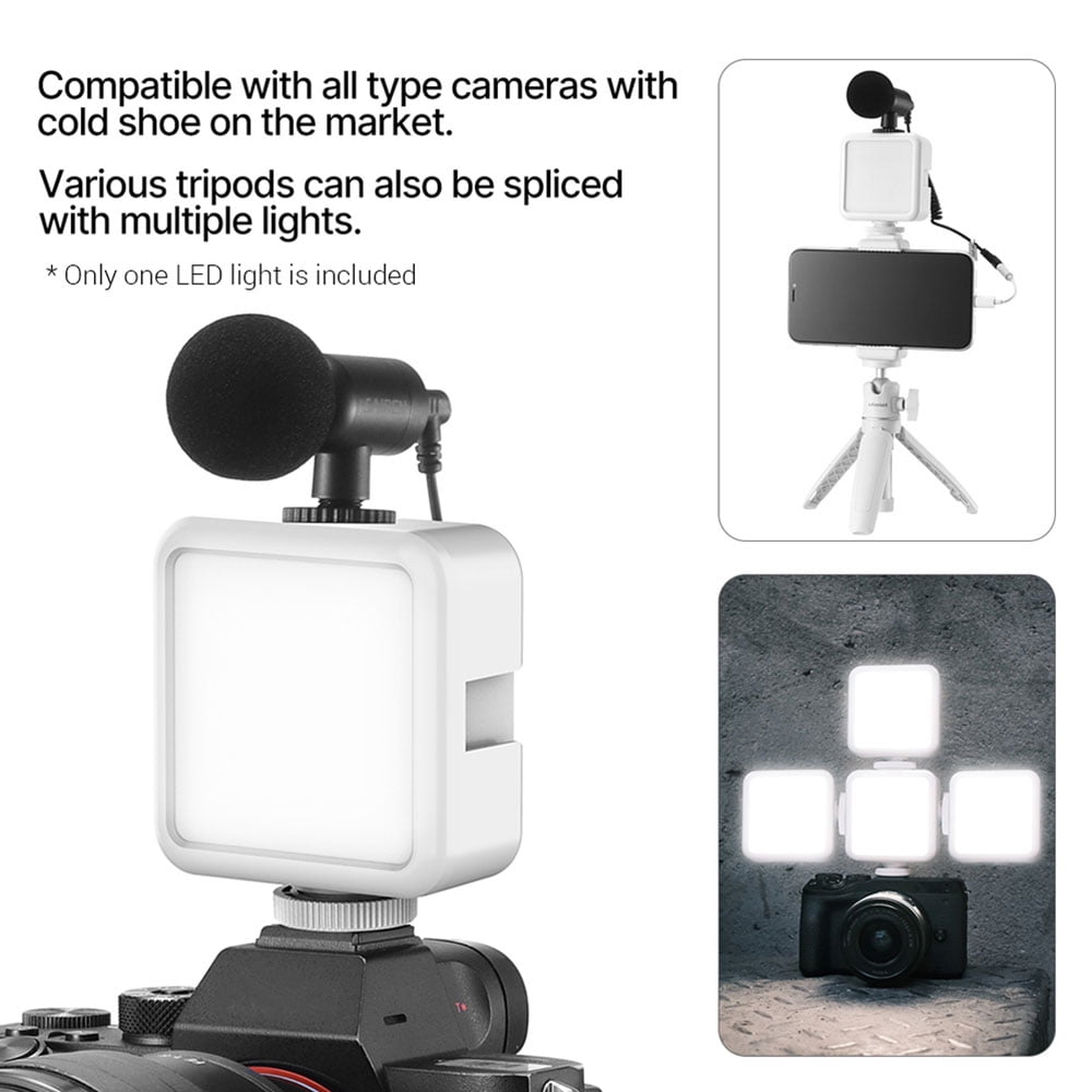 ulanzi VL49 Mini LED Video Light Photography Lamp 6W Dimmable 5500K