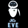 thumbnail image 2 of Men's Wall-E Valentine's Day His EVE  Graphic T-Shirt, 2 of 5
